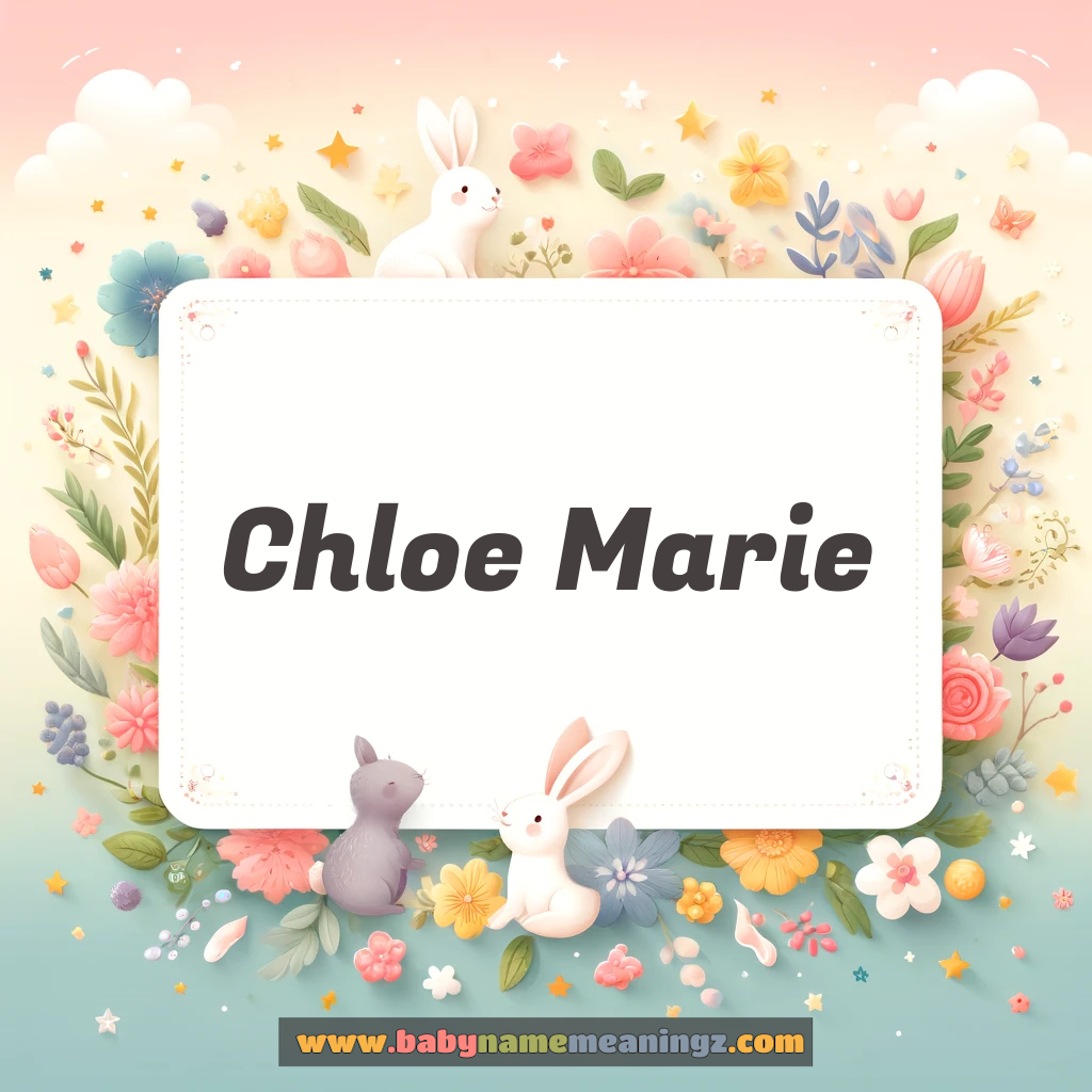 Chloe Marie Name Meaning  ( Girl) Complete Guide